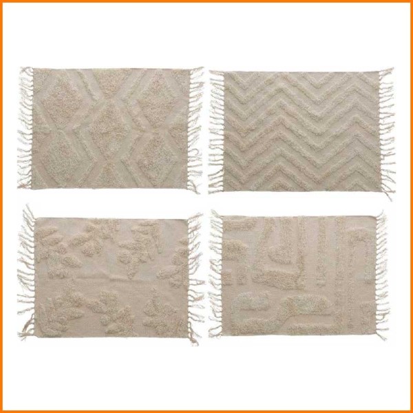 TAPPETO BOHO CHIC IN COTONE 120X160 CM