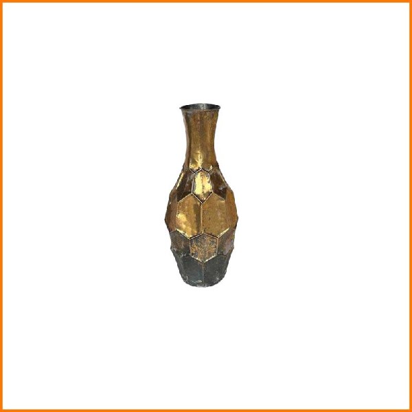 VASO IN FERRO TONDO D.17X41H CM