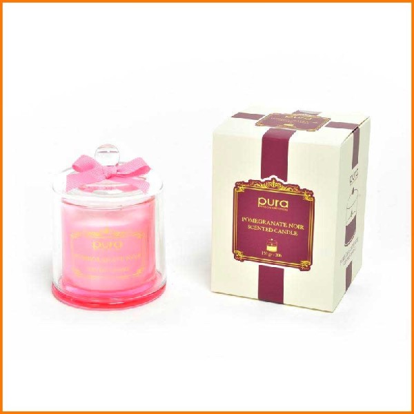 CANDELA PROFUMATA 150GR POMEGRANATE NOIR IN CAMPANA DI VETRO 9X12H CM