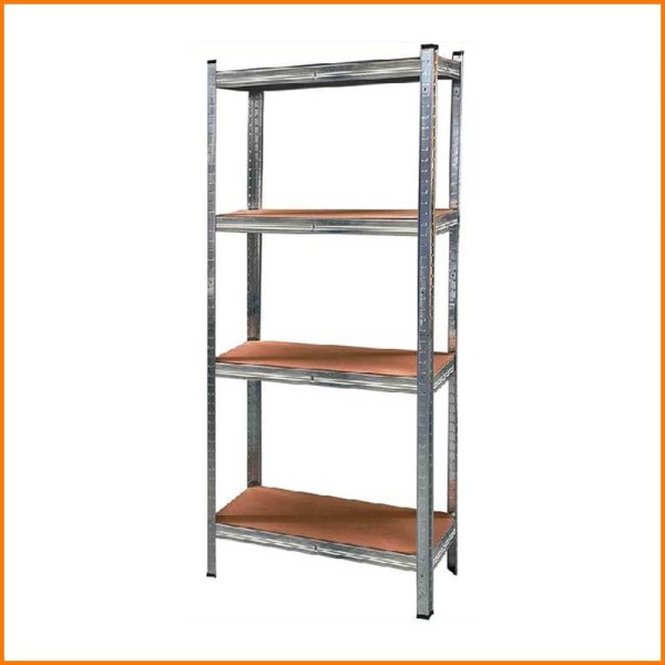 SCAFFALE IN METALLO A 4 RIPIPIANI IN MDF 75X30X173H CM