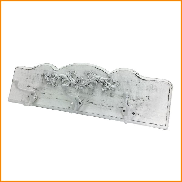 APPENDINO 3 GANCI CON GRECA BIANCO