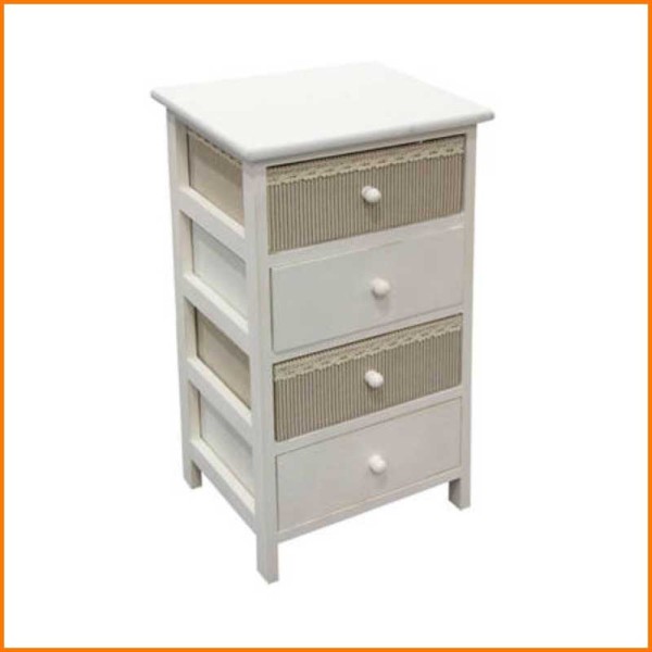 CASSETTIERA LINEA RIGHE A 4 CASSETTI 36X30X65H CM