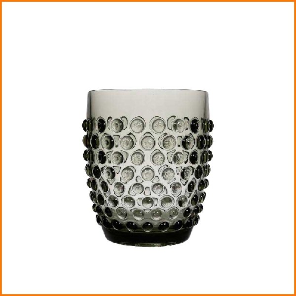 SET 6PZ BICCHIERE BUBBLES GRIGIO 8,5X10,5 CM