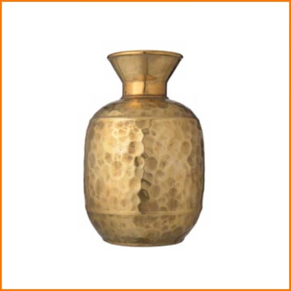 VASO ORO IN CERAMICA D.26X42H CM