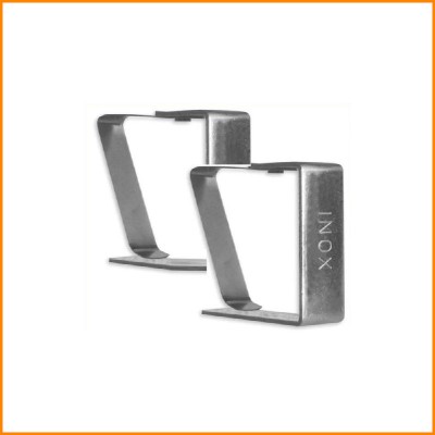 FERMATOVAGLIA INOX GRANDE 2PZ