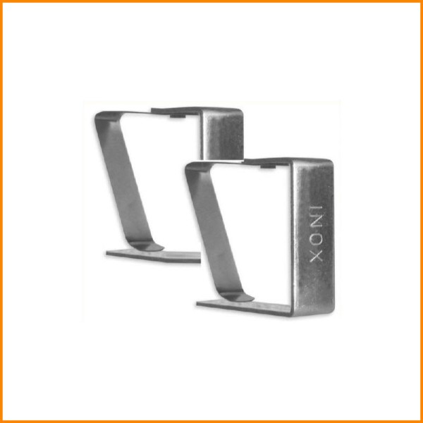 FERMATOVAGLIA INOX GRANDE 2PZ