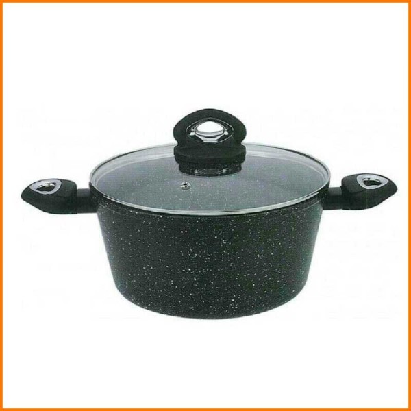 CASSERUOLA BLACK STAR CON COPERCHIO D.24 CM