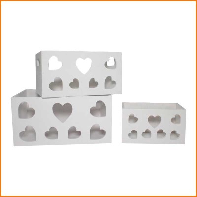 SET 3 CASSETTE BIANCHE CON...