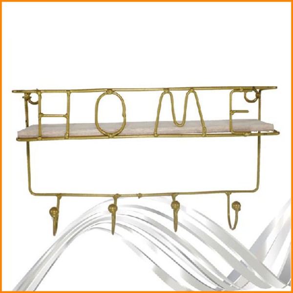 APPENDINO IN METALLO HOME ORO 30X12X20H CM