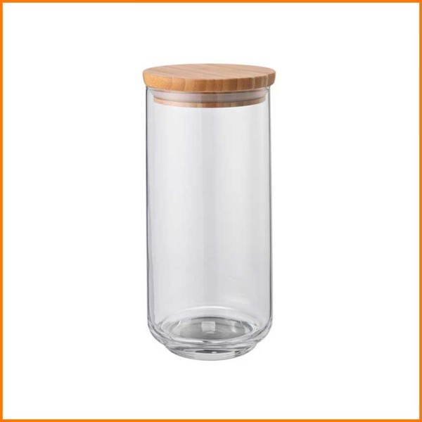 BARATTOLO BOROSILICATO QUADRO WOOD 1,7LT