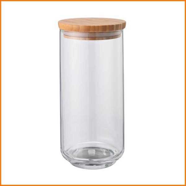 BARATTOLO BOROSILICATO QUADRO WOOD 2,2LT