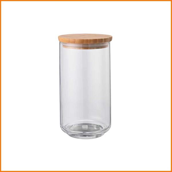 BARATTOLO BOROSILICATO QUADRO WOOD 1,2LT