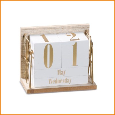 CALENDARIO IN MDF 14X8X12H CM