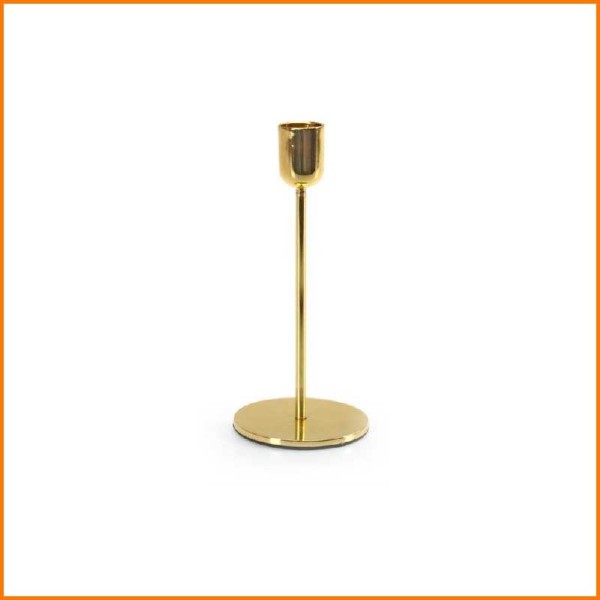 CANDELABRO ORO D.8X18H CM
