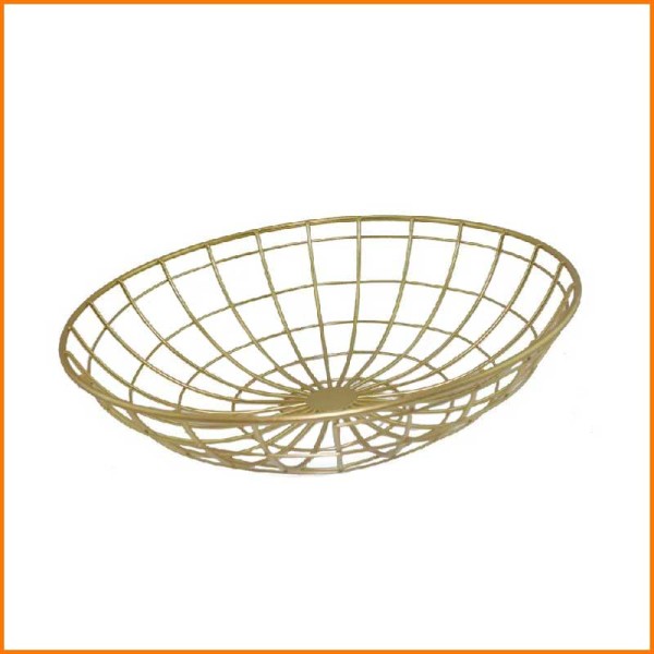 CENTROTAVOLA IN METALLO ORO D.28 CM