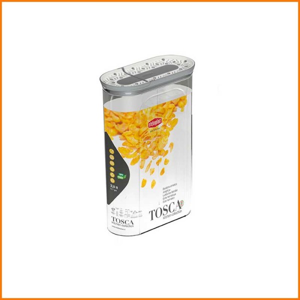 TOSCA BARATTOLO PORTACEREALI GRIGIO 2,8LT