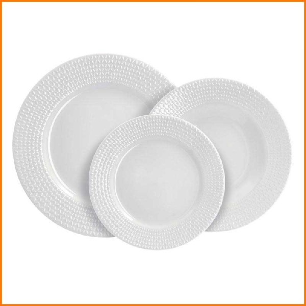 SET 18PZ PIATTI IN PORCELLANA NEW BON CHINA