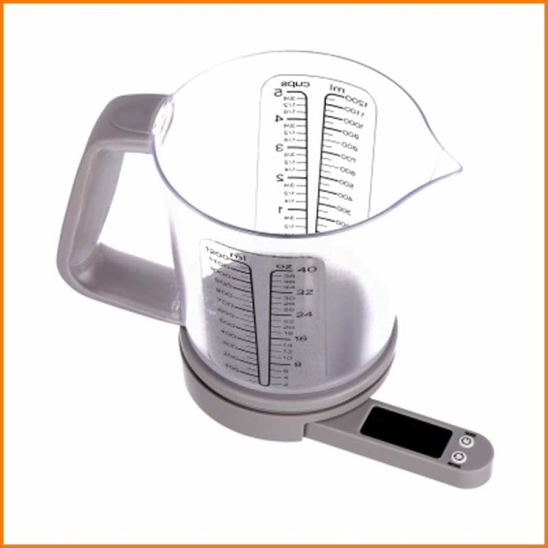 BILANCIA DA CUCINA CON CARAFFA 5 KG 26X14X17H CM