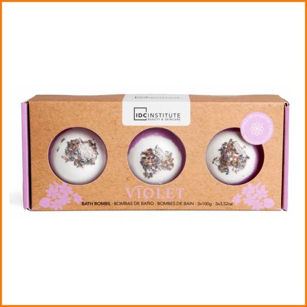 SET 3PZ BOMBA DA BAGNO CON FIORI 100GR