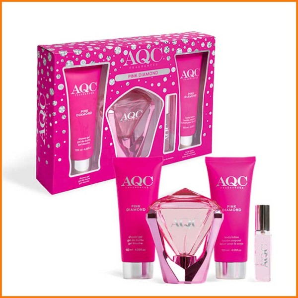 SET REGALO COFFRET FRAGRANZA DIAMANTE ROSA