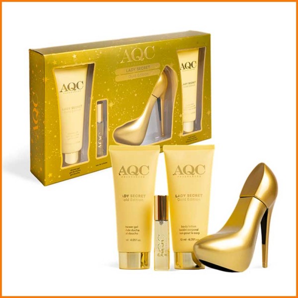 SET REGALO COFFRET FRAGRANZA LADY SECRET GOLD EDITION