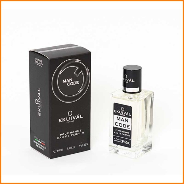 Ekuival Eau De Parfum 50 Ml Fragranza Man Code