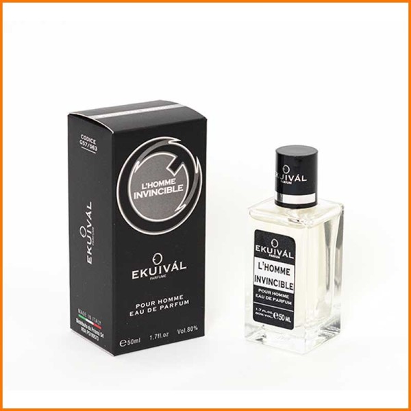 Ekuival Eau De Parfum 50 Ml Fragranza L’Homme Invincible