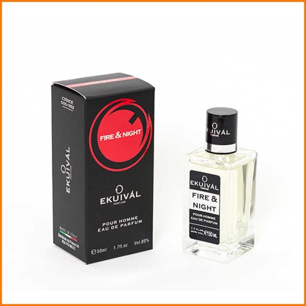 Ekuival Eau De Parfum 50 Ml Fragranza Fire & Night