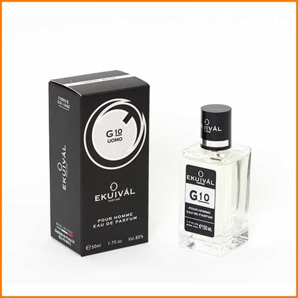 Ekuival Eau De Parfum 50 Ml Fragranza G10 Uomo
