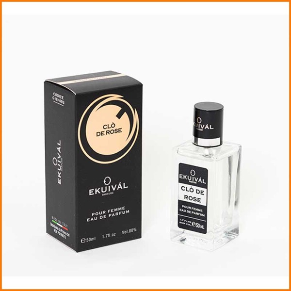 Ekuival Eau De Parfum 50 Ml Fragranza Clò De Rose