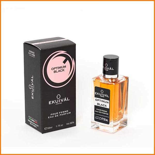 Ekuival Eau De Parfum 50 Ml Fragranza Optimum Black