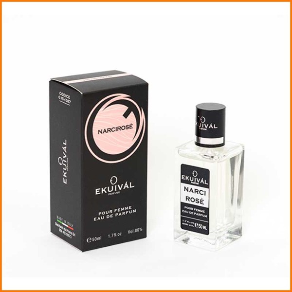 Ekuival Eau De Parfum 50 Ml Fragranza Narcirosè