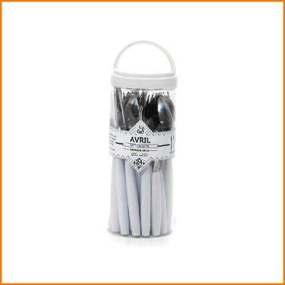 SET 24PZ POSATE AVRIL BIANCO