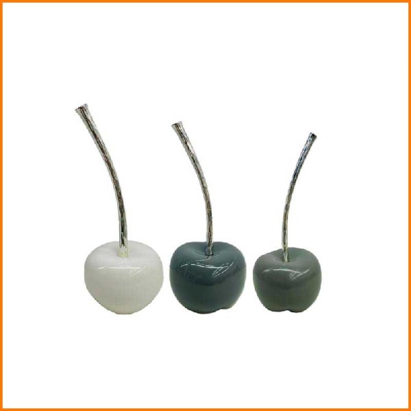 SET 3PZ CILIEGIA BIANCO LUCIDO,GRIGIO CHIARO E GRIGIO