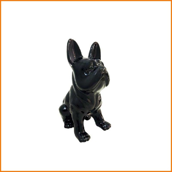 BULLDOG NERO LUCIDO 16X12X24H CM