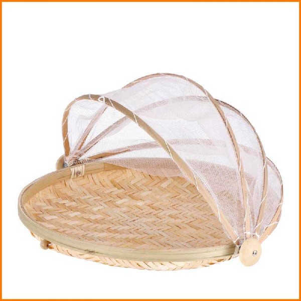 COPRIVIVANDE TONDO IN BAMBOO D.35X23H CM
