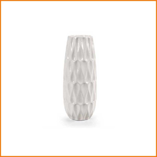 VASO BIANCO LUCIDO 12X26H CM