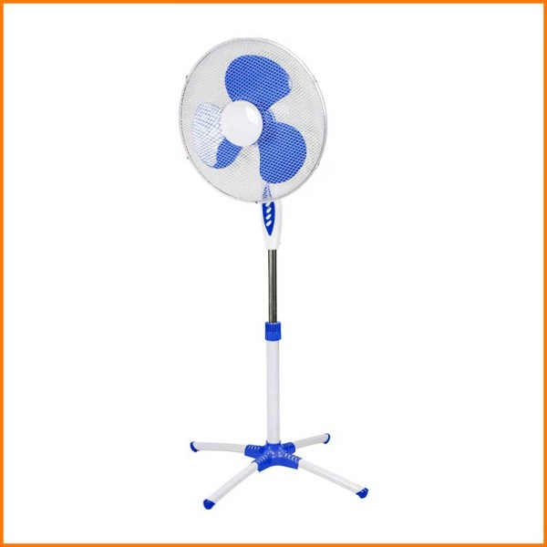 VENTILATORE A PIANTANA CON 3 VELOCITA' E ALTEZZA REGOLABILE D.40 CM