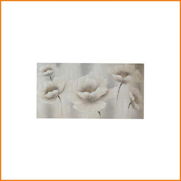 QUADRO SENZA CORNICE 4 FIORI 60X120 CM