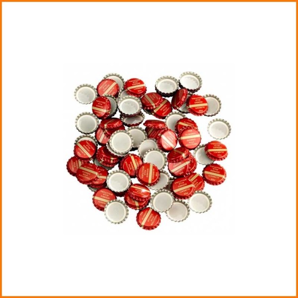 SET 100PZ TAPPI CORONA PER BOLLITURA ROSSI