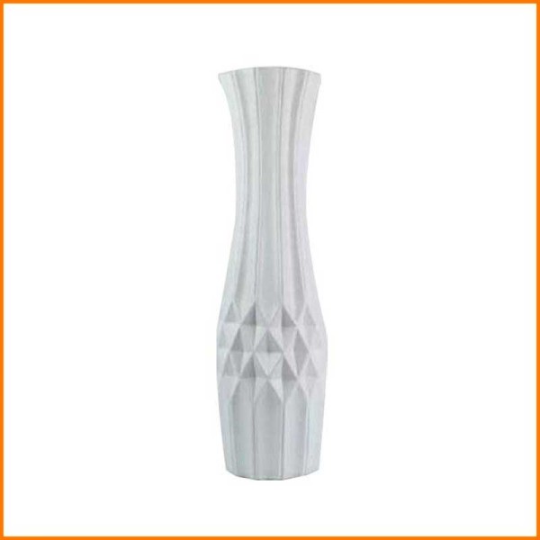 VASO IN CERAMICA AIDA BIANCO D.13X45H CM