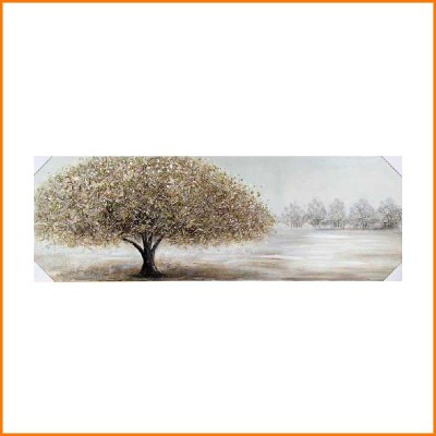 OLEOGRAFIA SU TELA ALBERO...