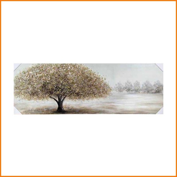 OLEOGRAFIA SU TELA ALBERO 50X150 CM