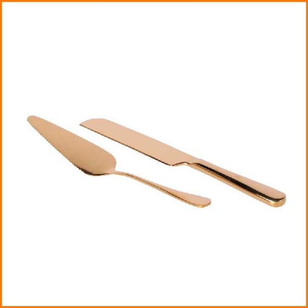 SET 2PZ POSATE DA DOLCE ORO
