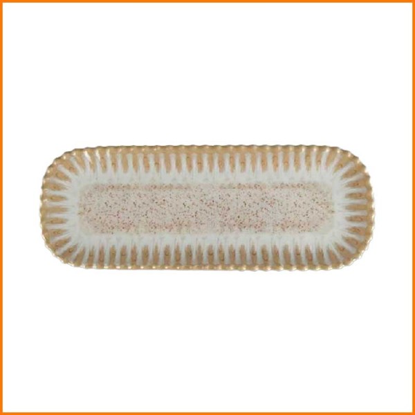 VASSOIO RETTANGOLARE PERLA REACTIVE 29X11X2H CM