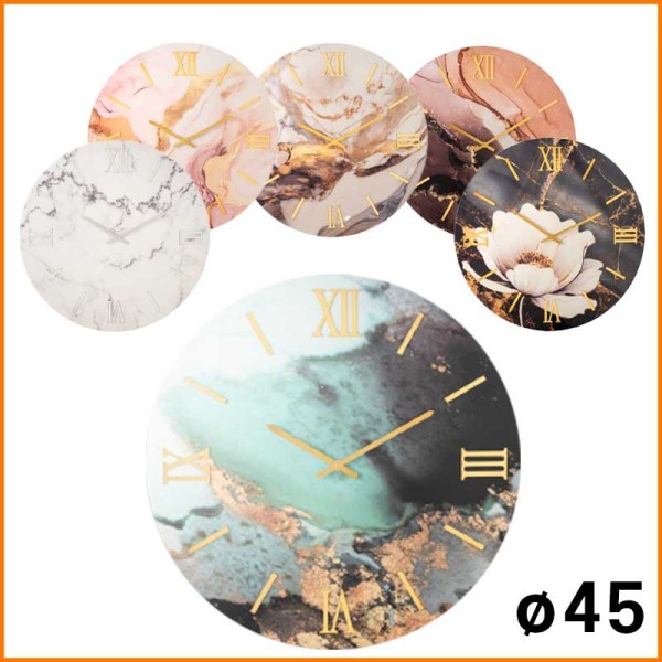 OROLOGIO EFFETTO MARMO D.45 CM