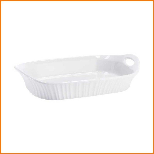 PIROFILA RETTANGOLARE IN CERAMICA 35X23X8H CM