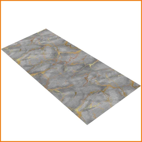 TAPPETO PASSATOIA MARBLE DESIGN SCURO 52 CM