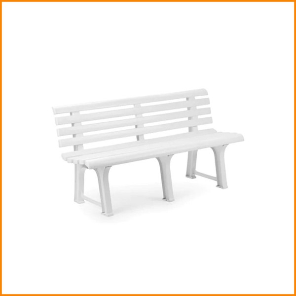 PANCHINA ORCHIDEA BIANCA 145X49X74H CM