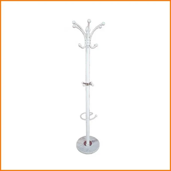 APPENDIABITI CON PORTAOMBRELLI BIANCO 1,77H MT